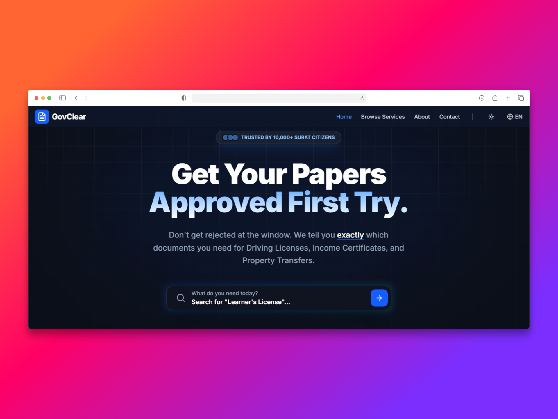 GovDoc Verify Platform