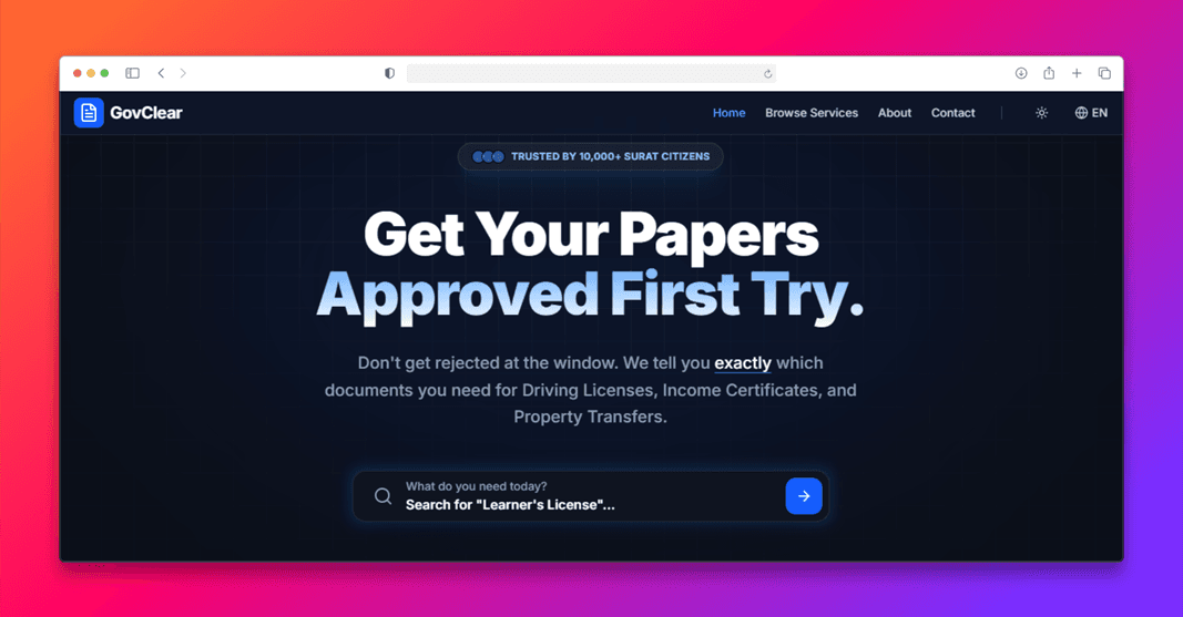 GovDoc Verify Platform
